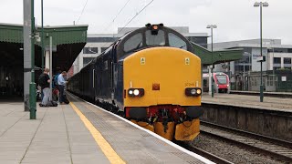 37218 amp 37901 ‘Mirrlees Pioneer’ dragging 175116 to Landore  Cardiff Central  28082024 [upl. by Alfons657]