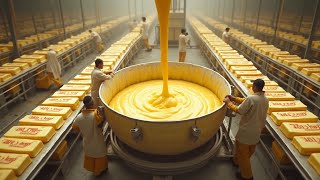 How Tons Of Butter Are Made In Factory  Butter Factory Process [upl. by Aivatahs]