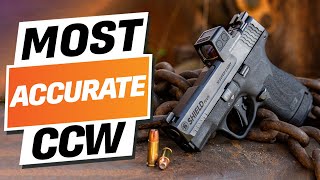 7 MOST ACCURATE 9MM PISTOLS FOR CCW 2023 [upl. by Kyred]