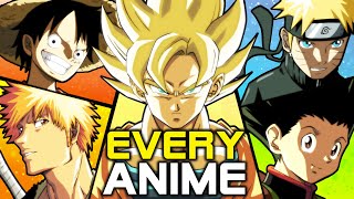 Ranking EVERY Anime and Manga Tier List [upl. by Zamir]