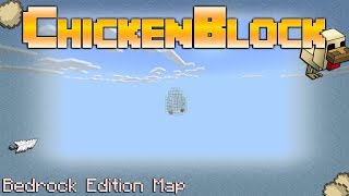 Minecraft ChickenBlock Bedrock Edition Map WDownload [upl. by Adnovoj50]