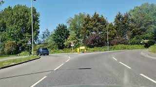 Crewe Green Roundabout A534 from Crewe to Sandbach amp Congleton Crewe Driving Test Route Help Tips [upl. by Lareine]