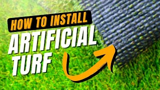 How to Install Artificial Turf  A DIY How To Guide [upl. by Yaresed]