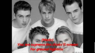 Westlife  Greased Lightning Lyrics [upl. by Zoes]