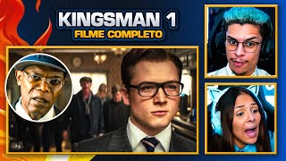 Kingsman Serviço Secreto  FILME COMPLETO ✅  React em Casal 🔥 [upl. by Rodolph]