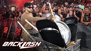 Bad Bunny makes an epic entrance WWE Backlash 2023 highlights [upl. by Vyse]