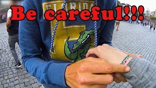 SCAMMERS in Italy  Scam City [upl. by Ahsilem]