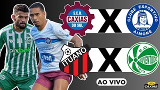 BRASILEIRÃO SÉRIE D E SÉRIE B  CAXIAS X AIMORÉ  ITUANO X JUVENTUDE  AO VIVO  08072023 [upl. by Temhem]