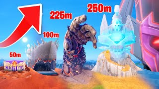 Fortnite BIGGEST EVENTS Size Comparison Chapter 5 [upl. by Annohs347]