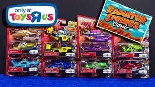 8 Radiator Springs Classic DieCast Cars rereleased at Toy´R´Us  Wave 1 [upl. by Yaras]