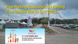 FREE Parking at City Karting amp Free Shuttle Bus Transfer Part 1 Selangor Aviation Show 2024 SAS2024 [upl. by Odraboel901]