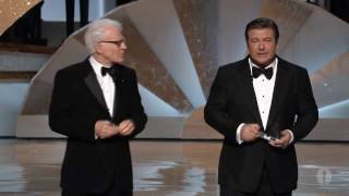 Steve Martin and Alec Baldwins Opening Monologue 2010 Oscars [upl. by Aicilanna]