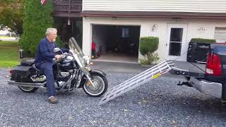 motorcycle loading fails [upl. by Trebornhoj]