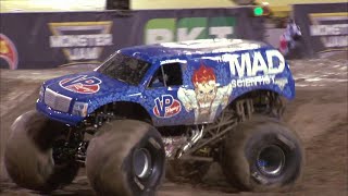 First ever Monster Jam Truck front flip  Lee ODonnell at Monster Jam World Finals XVIII FULL RUN [upl. by Gibby]