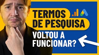 GOOGLE ADS PAROU DE MOSTRAR TODOS OS TERMOS DE PESQUISA COMO IDENTIFICAR MAIS TERMOS NO ANALYTICS [upl. by Olds]