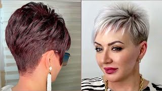 Women best pixie cuts 2023  pinterest short hairstyles  short shag Haircuts [upl. by Yasmar]