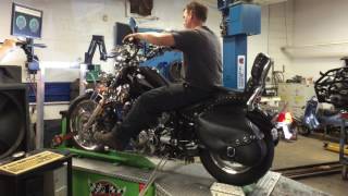 Jim dynoing my XV1100 Virago [upl. by Groot]