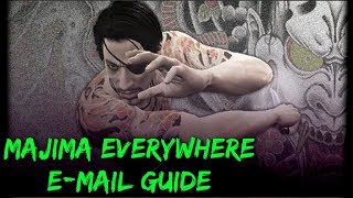 Yakuza Kiwami  Majima Everywhere Email Guide [upl. by Grati289]