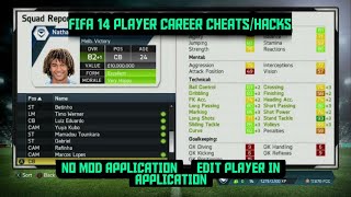 FIFA 14 CAREER MODE CHEATSHACKS  FIFA PC HACKS  PLAYER CAREER FIFA 14 MAX ABILITY [upl. by Alaj]