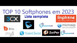 TOP 10 Softphones VoIP em 2023 Disponiveis para Download [upl. by Auqinot186]