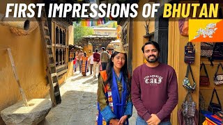 FIRST IMPRESSIONS of THIMPHU BHUTAN 🇧🇹 [upl. by Dahij644]