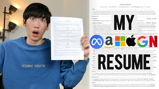 This resume got me offers from Google Microsoft and Amazon [upl. by Ativak]