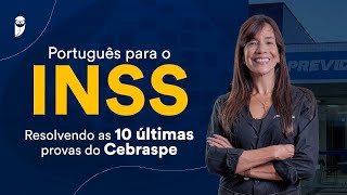 Português para o INSS Resolvendo as 10 últimas provas do Cebraspe – Prof Adriana Figueiredo [upl. by Cornelia887]