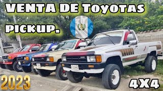 ‼️VENTA d TOYOTAS PICK UP 4x4 en GUATEMALA 2023  Quan Chic‼️ [upl. by Ummersen499]