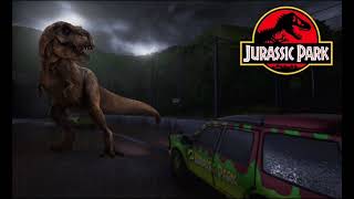 Jurassic Park 1993 TRex Sound Effects My Version [upl. by Hoem]