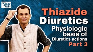 Physiologic basis of Diuretics action  Part 3 Thiazide diuretics  PHYSIOLOGY  MBBS [upl. by Aron325]