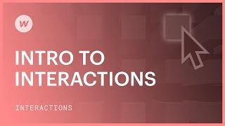 Intro to Interactions  Webflow interactions and animations tutorial [upl. by Maxine]