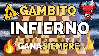 GANA 910 PARTIDAS con el GAMBITO INFIERNO🔥😱 [upl. by Nillad]