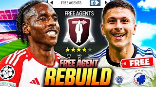 I Rebuild with FREE AGENTS ONLY in FC 24 HARD  Full Movie [upl. by Donoghue]