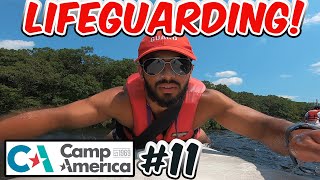 Lifeguarding on the Lake  Camp America Vlog 11 [upl. by Takashi]