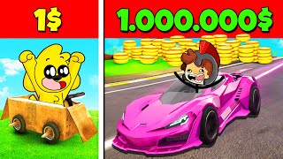 Pasamos de COCHE de 1 a COCHE de 1000000 🤣 INVICTOR y MIKECRACK en ROCKET RACING [upl. by Toft919]