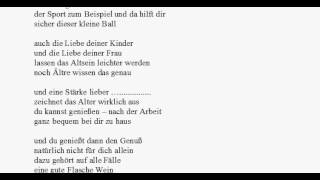 Gedicht zum 50 Geburtstag  lustig und witzig und ernst  die arme Sau [upl. by Pavla]