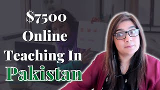 How to Make 7500 With Online Teaching In Pakistan  Nosheen Khan [upl. by Ahsauqram]