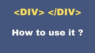 How to use div with css class in html [upl. by Milstone451]