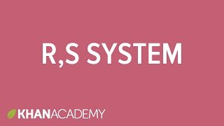 RS system  Stereochemistry  Organic chemistry  Khan Academy [upl. by Luo807]