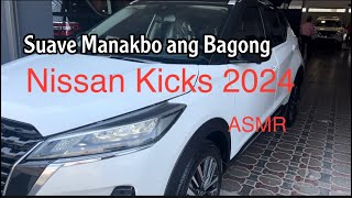 Suave Manakbo Bagong Nissan Kicks 2024 Full Option Kulay White Black Top ASMR [upl. by Yllitnahc]