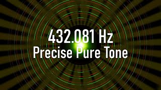 432081 Hz Precise Pure Tone  HeartBrain Coherence Meditation [upl. by Lonnard816]