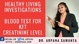 Blood Test For KFT CREATININE Level  Healthy Living investigations 37 [upl. by Lance]