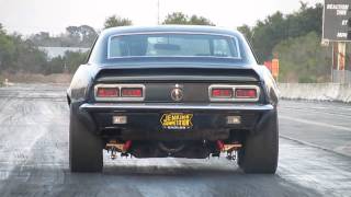 1968 Camaro at Lakeland Dragstrip Florida A little 302 chevy [upl. by Fanchon]