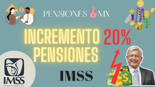 INCREMENTO a las pensiónes IMSS en 2024 [upl. by Naux]