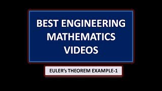 Euler’s theorem Problem1  Best Engineering Mathematics Tips AU JNTU GATEDelhi University [upl. by Jeramie115]