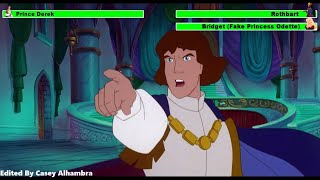 The Swan Princess 1994 Final Battle with healthbars 12 [upl. by Vladamar]