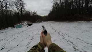 Glock 21 AAC TiRANT 45 First Person Demo [upl. by Nylkoorb]