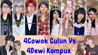 TIKTOK REVLICCA  4 COWOK CULUN VS 4 DEWI KAMPUS FULL PART [upl. by Eddie]