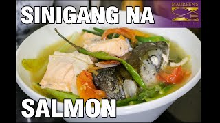 Salmon Sinigang  How to cook Sinigang na Isda  Simpleng Luto [upl. by Mahsih422]