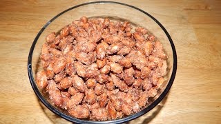 Candied Almonds Recipe  How to Make Glazed Nuts [upl. by Anton]